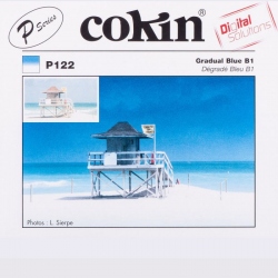 Cokin P122 rozmiar M filtr połówkowy niebieski B1