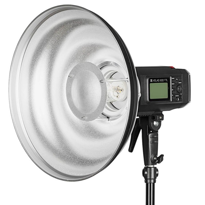 Quadralite Wave Beauty Dish srebrny 55 Outlet