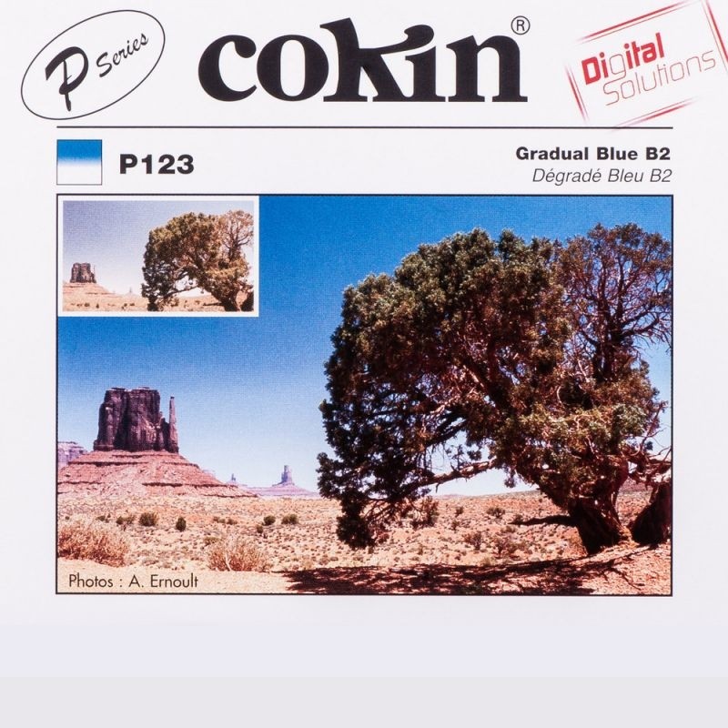 Cokin P123 rozmiar M filtr połówkowy niebieski B2 Outlet