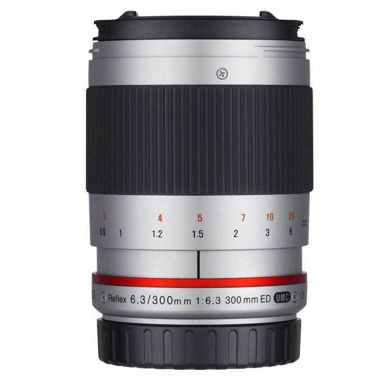 Obiektyw Samyang 300mm F6.3 Reflex Fuji X srebrny Outlet