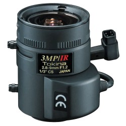 Tokina TVR2812HDDCIR 1/3" 3 Megapixel 2.8-12mm OUTLET