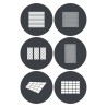 Godox GP-GS4 (Gobo Set 6 sztuk) do systemu G-Mount Outlet