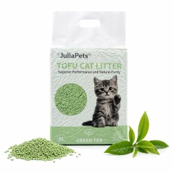 Juliapets żwirek tofu Zielona herbata 6L Outlet