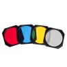 Quadralite wrota + grid + 4 filtry kolorowe do czaszy 18 cm Outlet
